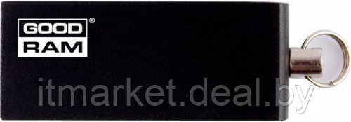 USB flash disk 64Gb Goodram UCU2 64Gb (UCU2-0640K0R11) Black (раскладной корпус, металл, USB 2.0) - фото 1 - id-p208973829