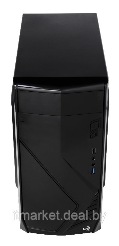 Корпус Aerocool CS-102 Black (Minitower, microATX, USB3, Fan) - фото 3 - id-p208973838