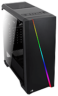 Корпус Aerocool Cylon Black RGB (Miditower, ATX, USB3, Fan, Window)