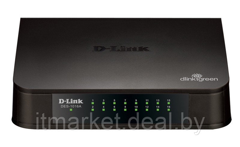 Коммутатор D-Link DES-1016A/E1A 16port 10/100Mbps - фото 1 - id-p208972880
