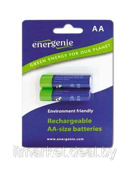 Аккумуляторные батарейки Gembird EG-BA-AA26-01 (AA, 2600mAh, Ni-MH, 2шт EnerGenie BLISTER) - фото 1 - id-p208973884