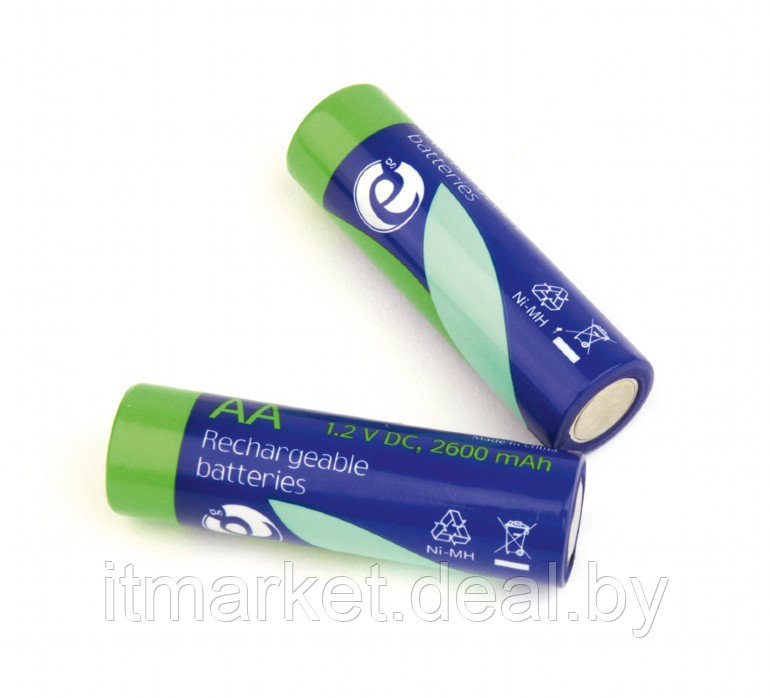 Аккумуляторные батарейки Gembird EG-BA-AA26-01 (AA, 2600mAh, Ni-MH, 2шт EnerGenie BLISTER) - фото 2 - id-p208973884