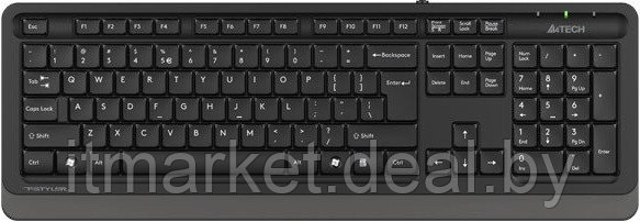 Клавиатура A4Tech Fstyler FK10 Grey USB Multimedia - фото 1 - id-p208979829