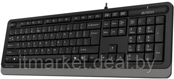Клавиатура A4Tech Fstyler FK10 Grey USB Multimedia - фото 3 - id-p208979829
