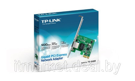 Сетевая карта TP-Link TG-3468 PCI-E 10/100/1000 - фото 3 - id-p208972912