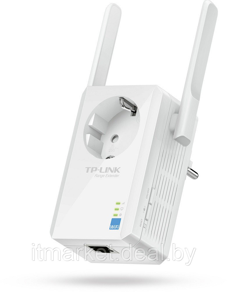 Репитер TP-LINK TL-WA860RE (300Mbit/s, LAN, сквозная розетка) - фото 1 - id-p208972915