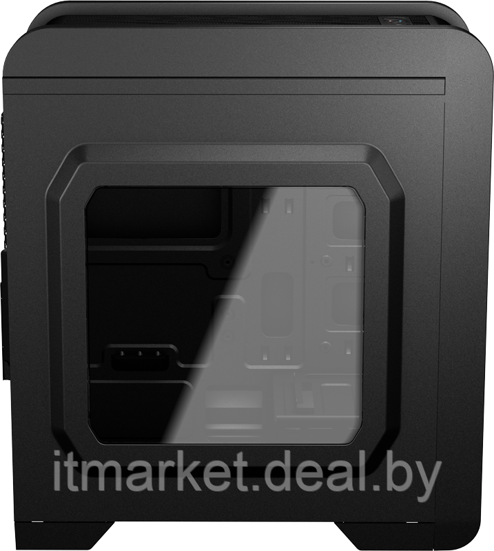 Корпус Aerocool QS-240 Black (Minitower, microATX, USB3, Fan, Window) - фото 3 - id-p208973906