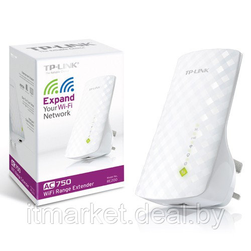 Репитер TP-Link RE200 (733Mbps, 1 LAN) - фото 1 - id-p208972917