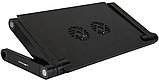 Подставка для ноутбука Crown CMLS-115B Black (Столик для ноутбука, 17”, 2х80мм, питание от USB), фото 3