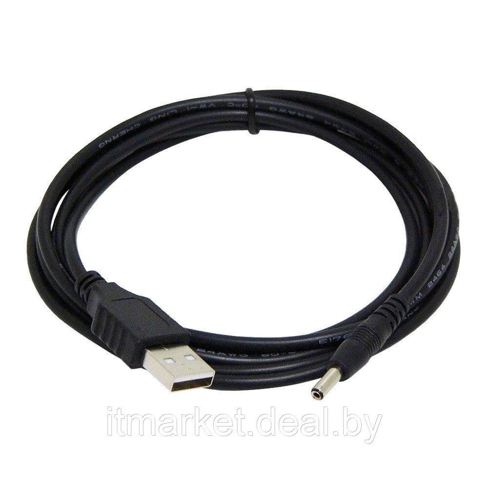 Кабель Cablexpert CC-USB-AMP35-6 (USB-A - вилка питания 3.5mm 5V) - фото 1 - id-p208972929