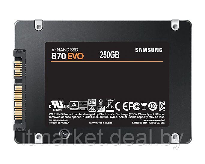 Жесткий диск SSD 250Gb Samsung 870 EVO (MZ-77E250BW) - фото 5 - id-p208981787