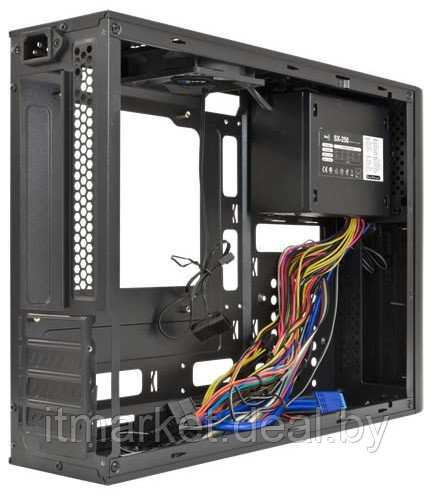 Корпус Aerocool Cs-101 400W Black (Desktop, microATX, USB3, Fan) - фото 3 - id-p208972935