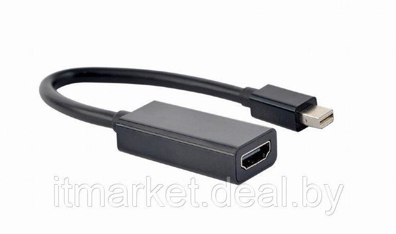 Переходник Cablexpert A-mDPM-HDMIF4K-01 (miniDP(вилка) to HDMI(розетка) 4K) - фото 1 - id-p208979870
