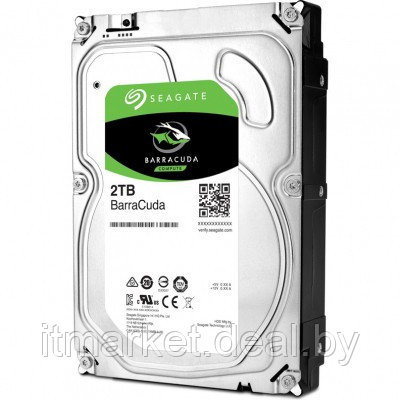 Жесткий диск 2Tb Seagate Barracuda (ST2000DM008) (SATA-6Gb/s, 7200rpm, 256Mb) - фото 1 - id-p208973991