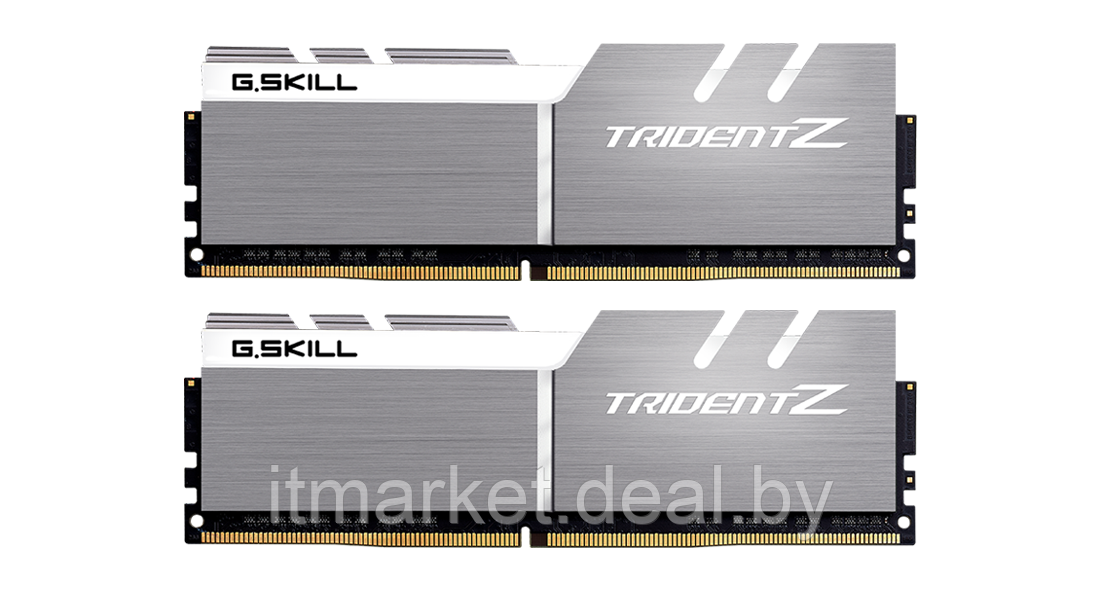 Модуль памяти 16Gb (2*8Gb) G.Skill Trident Z (F4-3200C16D-16GTZSW) 3200MHz PC-25600 16-18-18-38 1.35V - фото 1 - id-p208977954