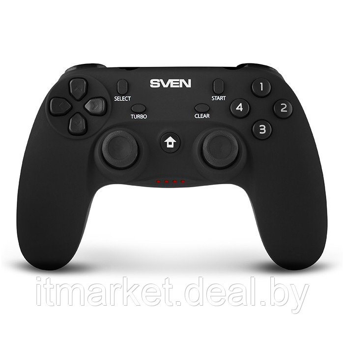 Геймпад Sven GC-3050 Black (беспроводной, джой-к, 2 стика, 13 кнопок, для PC/Sony PlayStation 3/Android) - фото 3 - id-p208974010