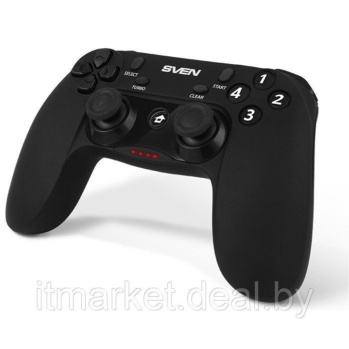 Геймпад Sven GC-3050 Black (беспроводной, джой-к, 2 стика, 13 кнопок, для PC/Sony PlayStation 3/Android) - фото 5 - id-p208974010
