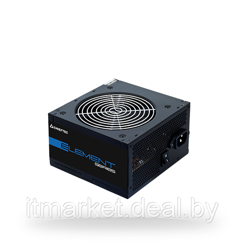 Блок питания 600W Chieftec Element ELP-600S (120мм, 24+8pin, 2x6/8pin, 2xMolex, 4xSATA, 80 PLUS Bronze) - фото 1 - id-p208977969