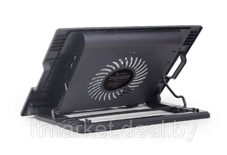 Подставка для ноутбука Gembird NBS-1F17T-01 (17", USB, 1xFan 150mm, Led) - фото 3 - id-p208974018