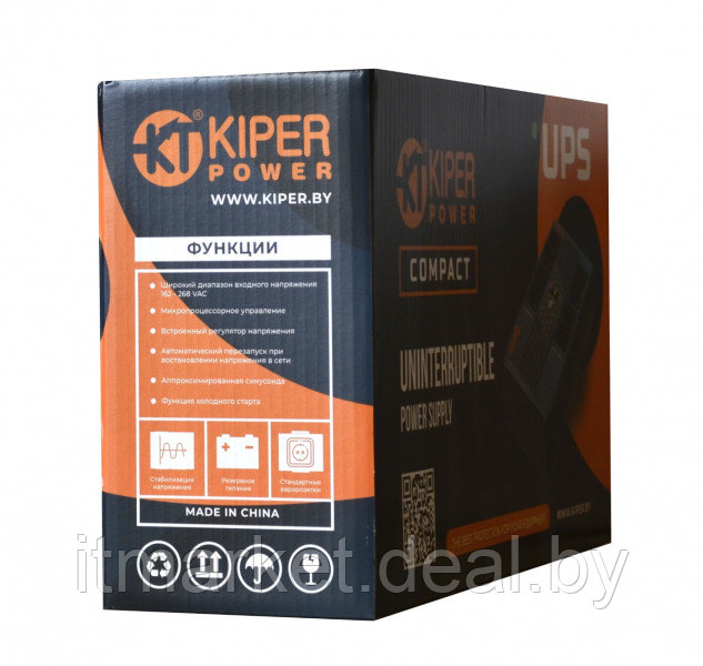Источник бесперебойного питания 800VA Kiper Power Compact 800 - фото 4 - id-p208986911