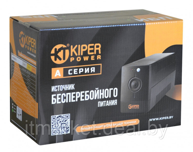Источник бесперебойного питания 1500VA Kiper Power A1500 USB - фото 4 - id-p208986913