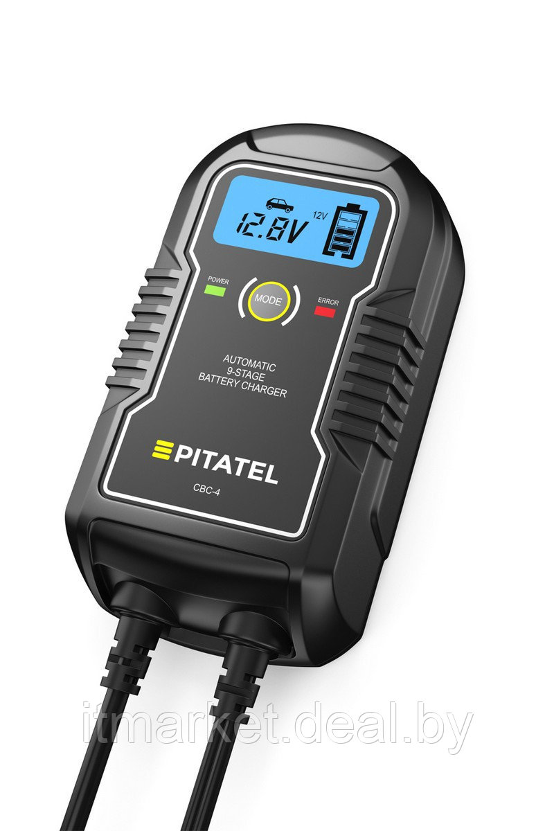 Автомобильное зарядное устройство Pitatel CBC-4 (для автоаккумуляторов (6/12В, 4А) - фото 2 - id-p208974023