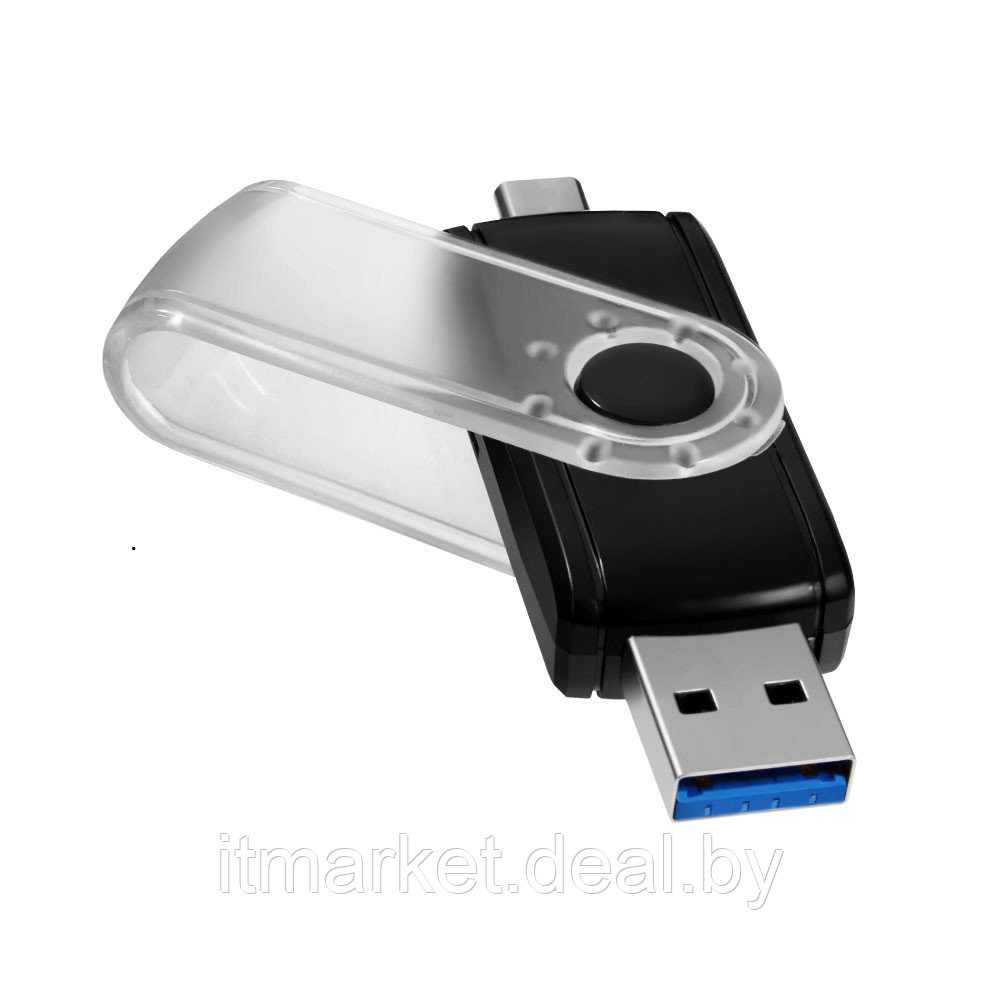 Картридер OTG GINZZU GR-588UB (USB3.0/OTG Type-C) - фото 2 - id-p208974025