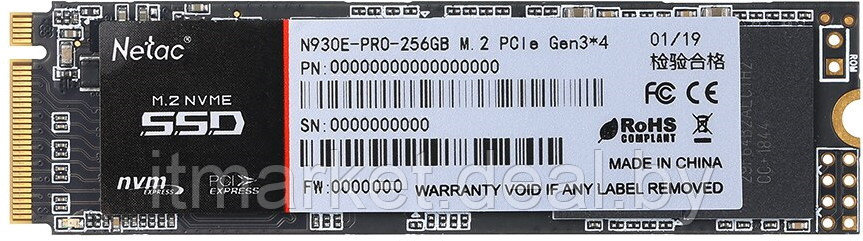 Жесткий диск SSD 256Gb Netac N930E PRO (NT01N930E-256G-E4X) - фото 1 - id-p208981894