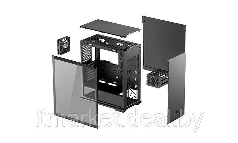 Корпус Deepcool Macube 310 (GS-ATX-MACUBE310-BKG0P) - фото 6 - id-p208978984