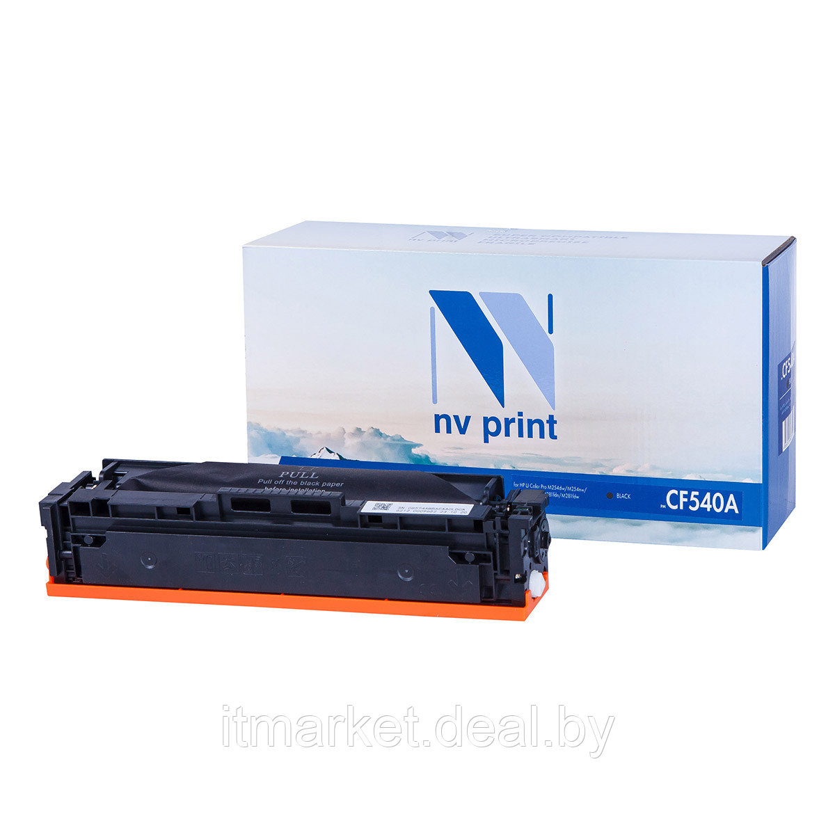 Картридж NV Print NV-CF540A (HP Color M254dw/ M254nw/ MFP M280nw/ M281fdn/ M281fdw (1400k)) - фото 1 - id-p208978997