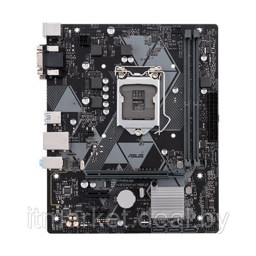 Материнская плата Asus PRIME H310M-K R2.0 H310 2xDDR4-2666 USB3 microATX (Soc1151) - фото 1 - id-p208974071