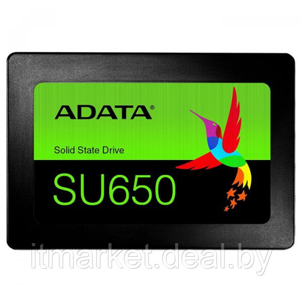 Жесткий диск SSD 240Gb A-Data Ultimate SU650 (ASU650SS-240GT-R) (SATA 6Gb/s, 2.5", 520/450Mb/s) - фото 1 - id-p208974073