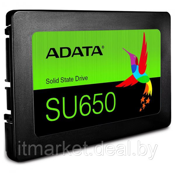 Жесткий диск SSD 240Gb A-Data Ultimate SU650 (ASU650SS-240GT-R) (SATA 6Gb/s, 2.5", 520/450Mb/s) - фото 2 - id-p208974073