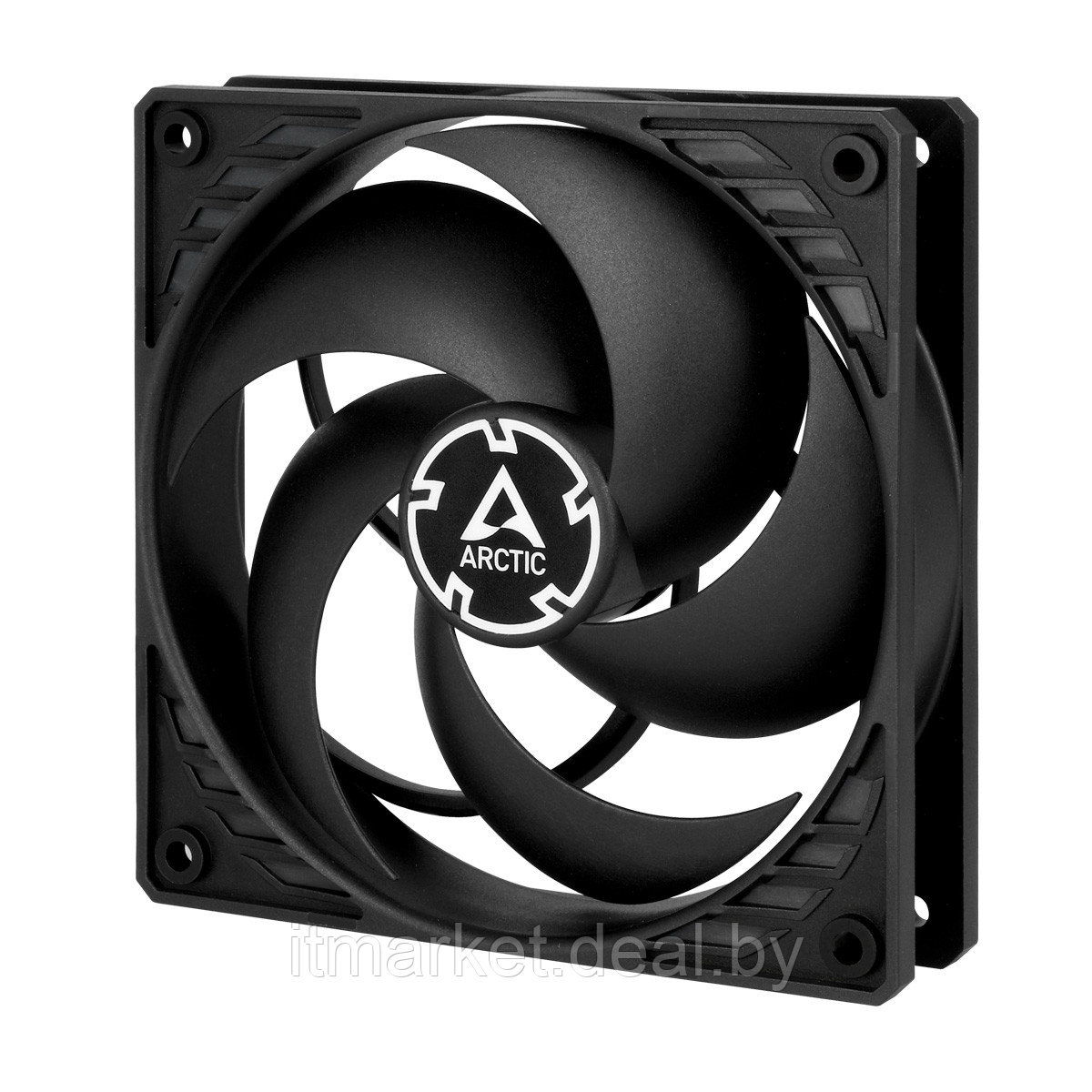 Вентилятор Arctic Cooling P12 Silent Black (ACFAN00130A) (120mm, 1050rpm, 24.1CFM, 20dBa, FDB, 3-pin) - фото 1 - id-p208979007