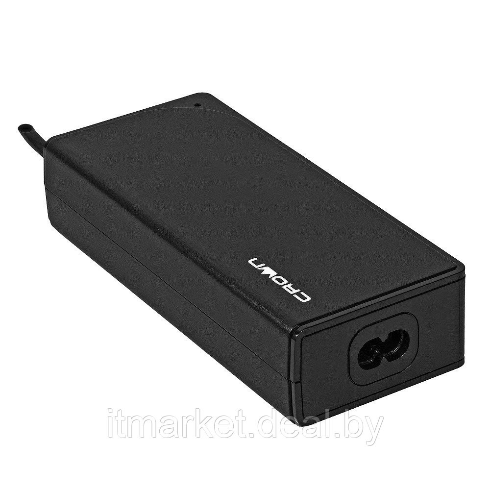 Универсальное зарядное устройство для ноутбука Crown CMLC-6009 (19 коннекторов, 90W, 12-20V, USB QC 3.0) - фото 1 - id-p208974080