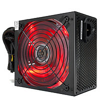 Блок питания 650W Crown CM-PS650W PLUS (140мм Red LED, 24+8pin, 1x6/8pin, 4xMolex, 4xSATA)