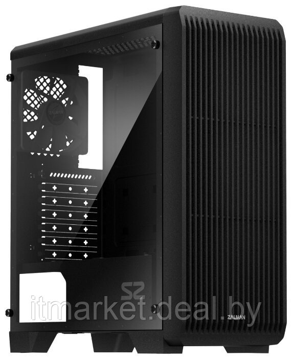 Корпус Zalman S2 Black (Miditower, ATX, USB3, Fan, Window) - фото 2 - id-p208974083