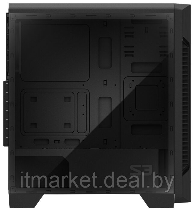 Корпус Zalman S3 Black (Miditower, ATX, USB3, Fan, Window) - фото 4 - id-p208974084