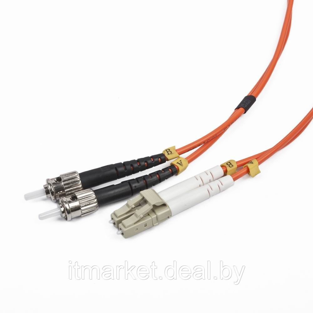 Оптический кабель Cablexpert CFO-LCST-OM2-2M Duplex multimode LC/ST - фото 2 - id-p208973119