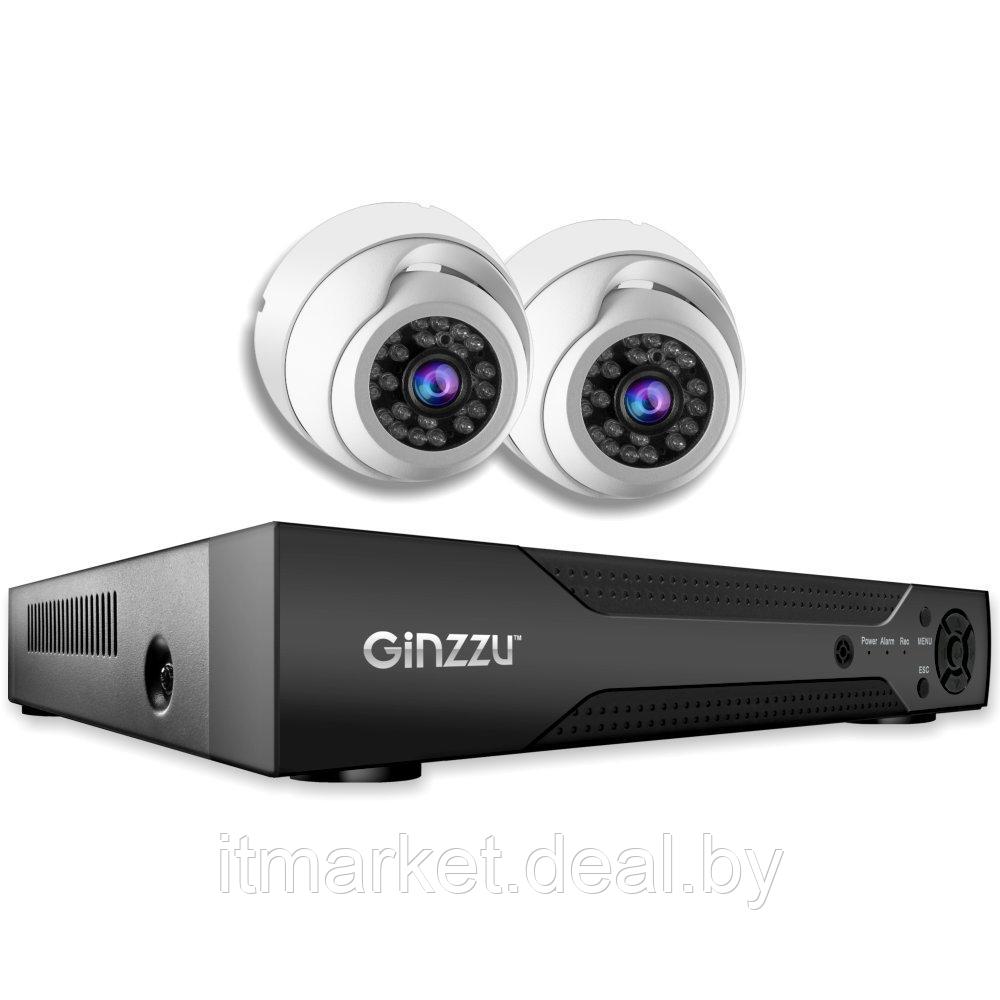 Комплект видеонаблюдения GINZZU HK-429N - фото 1 - id-p208989968