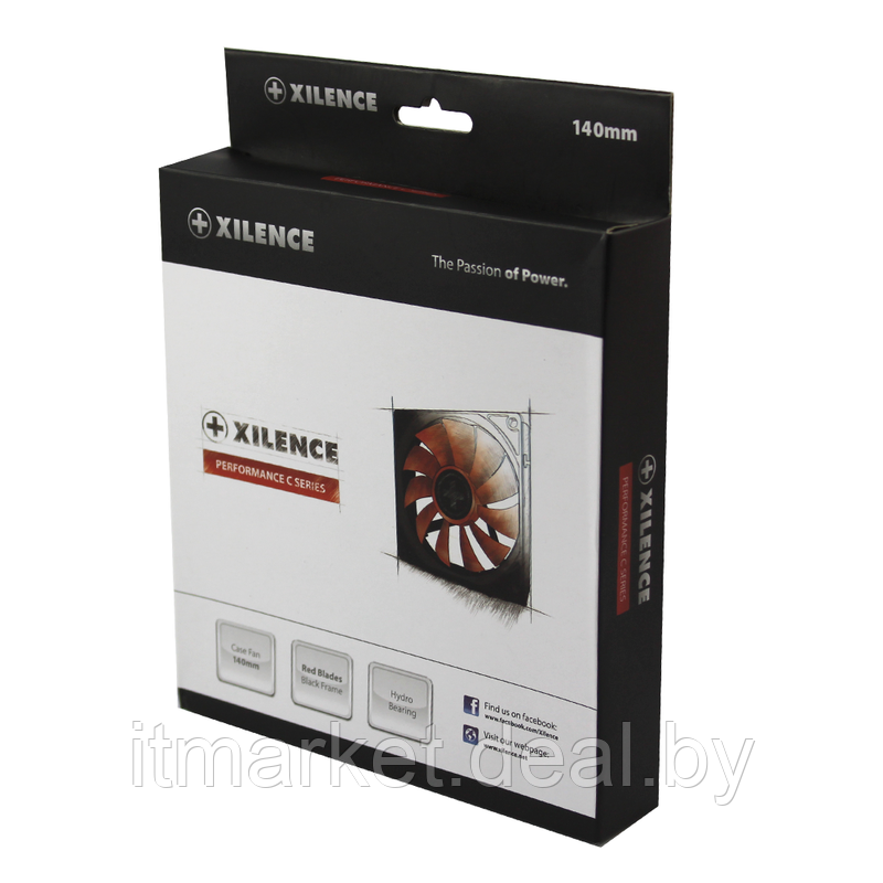 Вентилятор Xilence XPF140.R (XF050) (140mm, 900rpm, 41.37CFM, 20dBa, 3pin+Molex) - фото 3 - id-p208974114