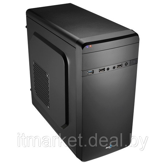 Корпус Aerocool Qs-180 Black Minitower miniATX USB3 Fan - фото 2 - id-p208973158