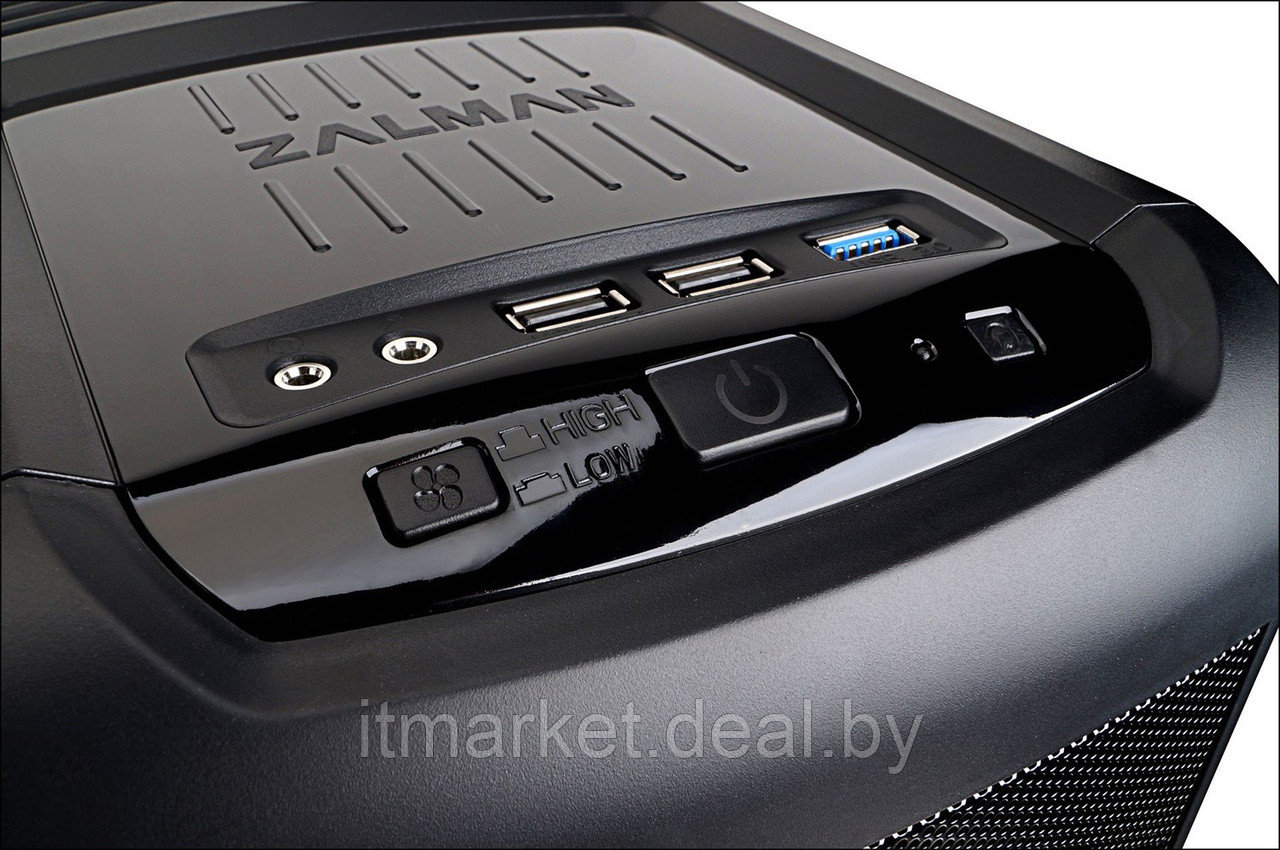Корпус Zalman Z3 Plus Black Miditower ATX Window USB3 4xFun - фото 2 - id-p208973160