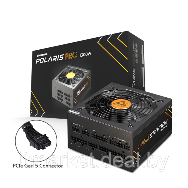 Блок питания 1300W Chieftec Polaris Pro ATX 3.0 (PPX-1300FC-A3) - фото 1 - id-p208992936