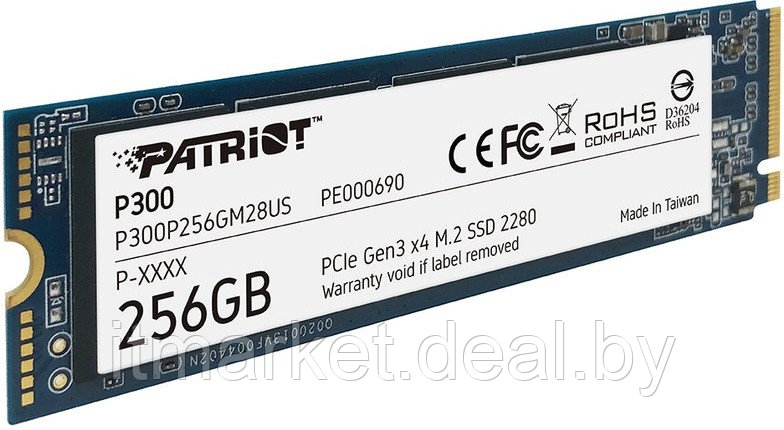 Жесткий диск SSD 256Gb Patriot P300 (P300P256GM28) - фото 3 - id-p208979077