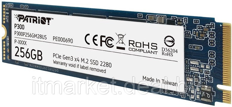Жесткий диск SSD 256Gb Patriot P300 (P300P256GM28) - фото 4 - id-p208979077