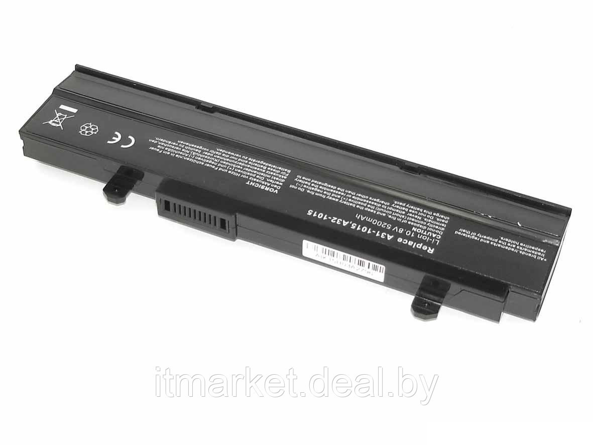 Батарея для ноутбука A32-1015 (012157) (10.8V, 5200mAh, Asus EEE PC 1015 1016 1011PX VX6 OEM черная) - фото 1 - id-p208974155