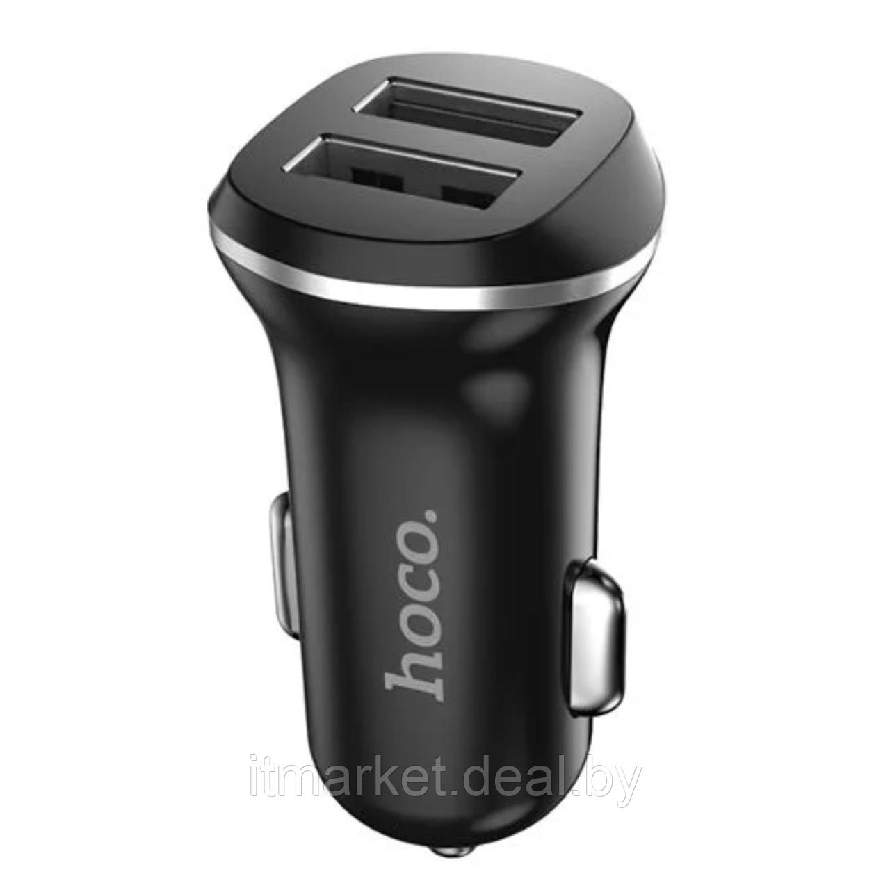 Автомобильное зарядное устройство HOCO Z1 black - фото 1 - id-p208992947