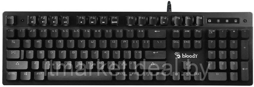Клавиатура A4Tech Bloody B500N Black USB LED - фото 2 - id-p208979089