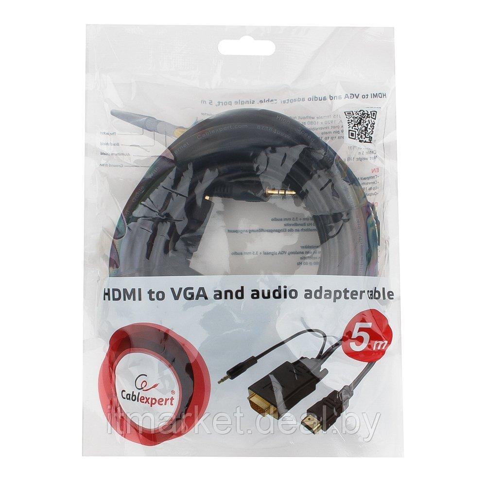 Кабель-переходник Cablexpert A-HDMI-VGA-03-5M - фото 3 - id-p208991018